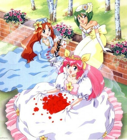 anime, shoujo and wedding peach