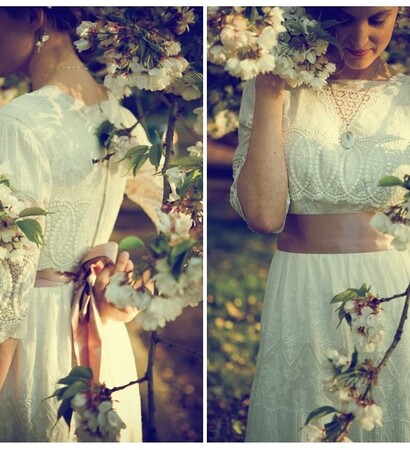 dress, model and nature