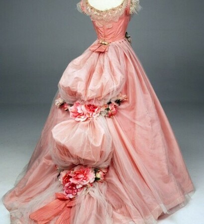 gown, dress and pink