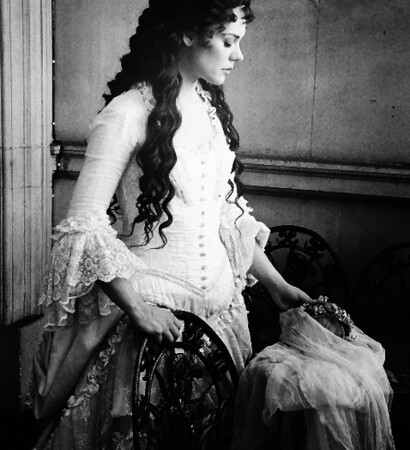 christine daae, curls and dress