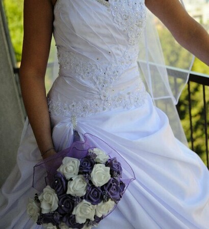 flowers, dress and withe