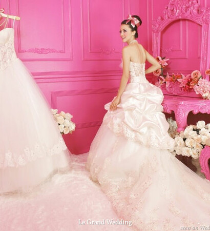 romantic, ball gown and pink