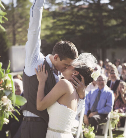 celebrate, kiss and married