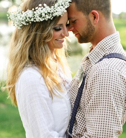 pretty, wedding hair and 1970's