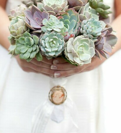 bouquet, succulents and idea