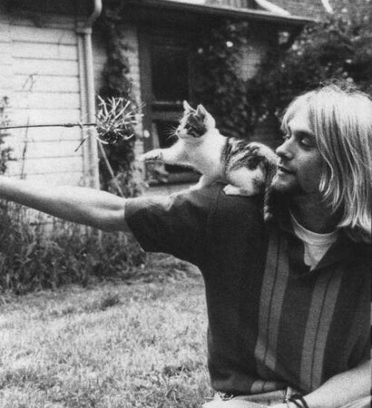 nirvana, kurt and cute