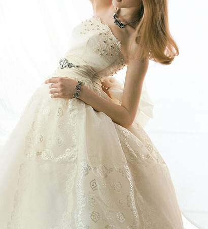 fashion, bridal and wedding dress