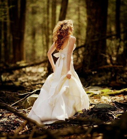 blond, woman and dress