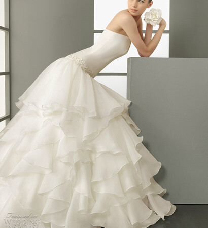 fashion, wedding dress and glamorous