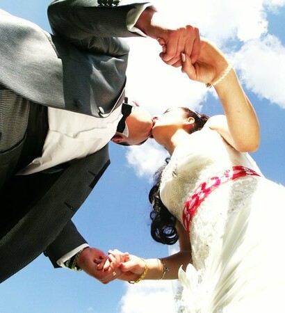kiss, photo and bridal
