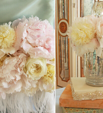 candles, bride and centre