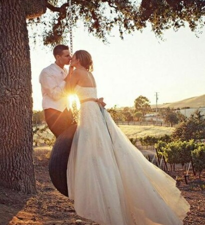 girl, fun and wedding dress