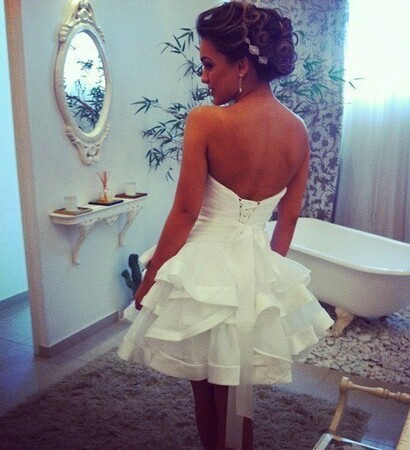 hair, white and wedding dress
