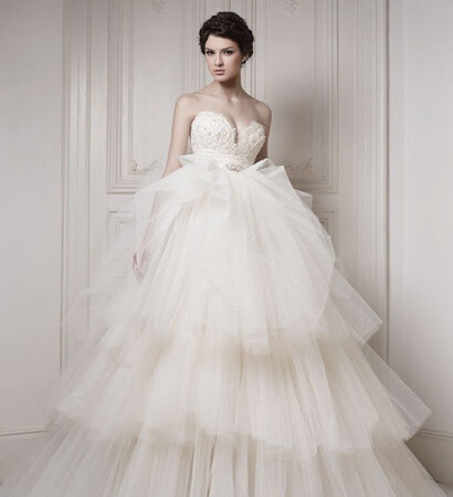 lace, white and gown