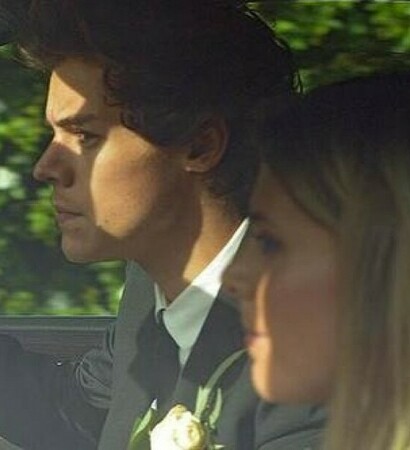 curls, tux and Hottie