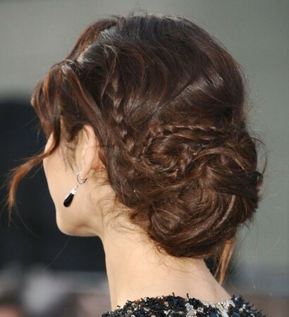 beautiful hairstyle and en