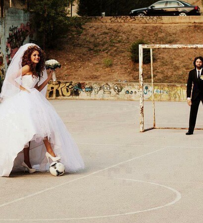 boy, soccer and girl
