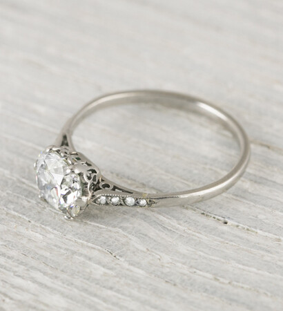 platinum, engagement and vintage