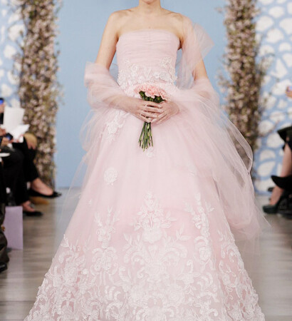 pink wedding dresses, lace dresses and beauty