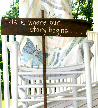 handmade, country and sign