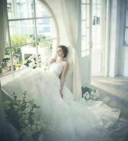 bride, wedding dress and Nancy