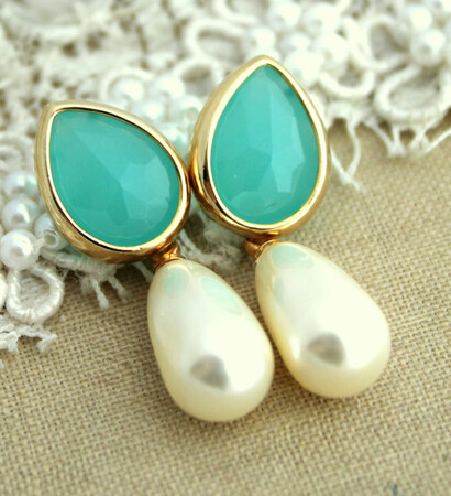 turquoise jewelry, wedding jewelry and majorica