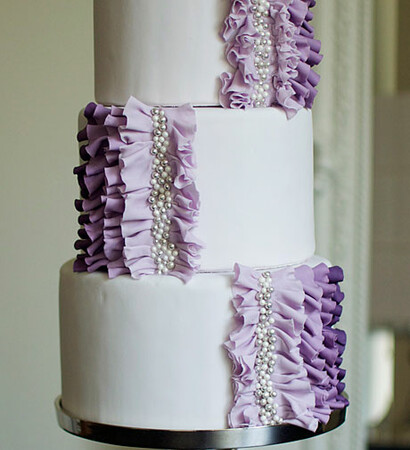 cake, purple and shabby chic
