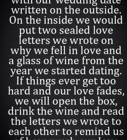 box, wine and Letter