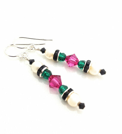 1930s, pink and green and art deco