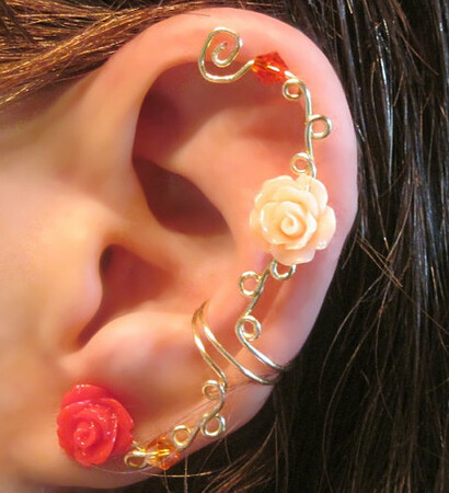 earrings, arianrhodwolfchild and bridesmaids