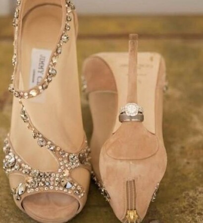 Jimmy Choo, ring and shoes