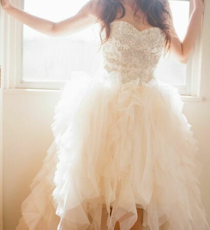 lovely, ruffles and dress