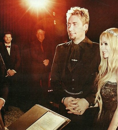 bride, Avril Lavigne and chad kroeger