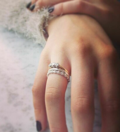 rings, jewlery and nail polish