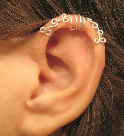 jewelry, arianrhodwolfchild and earcuff