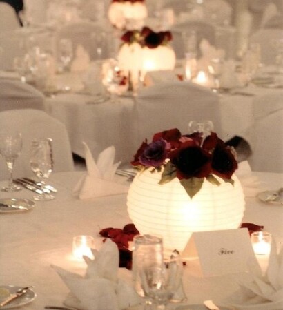 weddings, table settings and reception