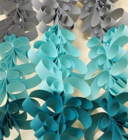 garlands, wedding ideas and blue