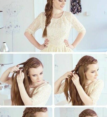 wedding hair, girl and diy short hairstyles
