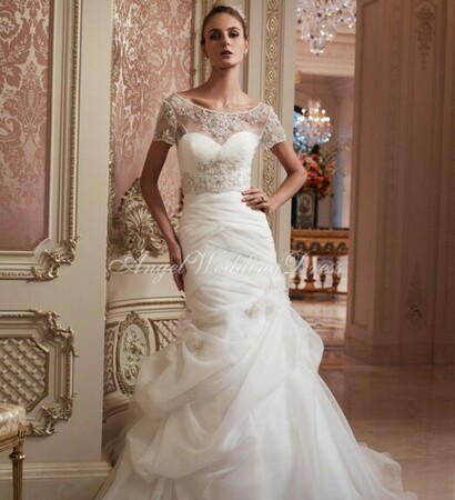 wedding dress, sweetheart and a line