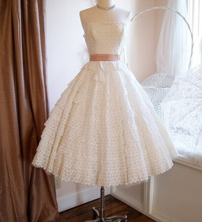 vintage, dress and 50's
