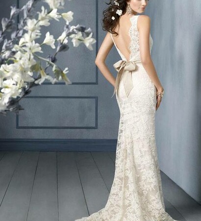 wedding dress lace