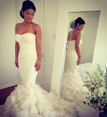brial, feathers and bride