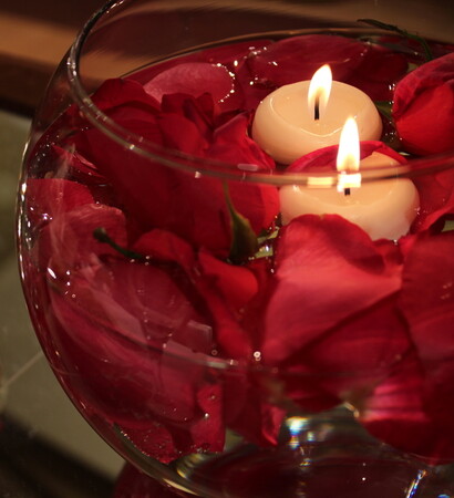 romantic, candles and cute