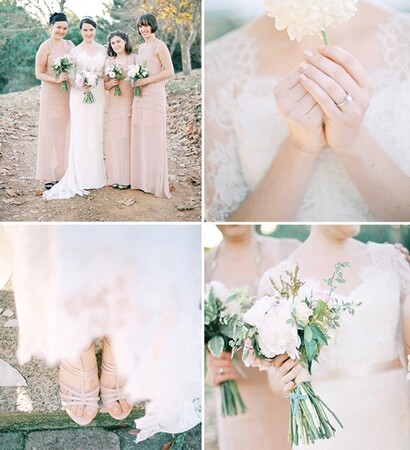 pink, bridal bouquet and bride