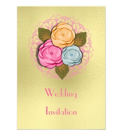 wedding announcements, personalized and blue