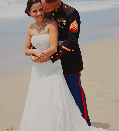 military, white and happy