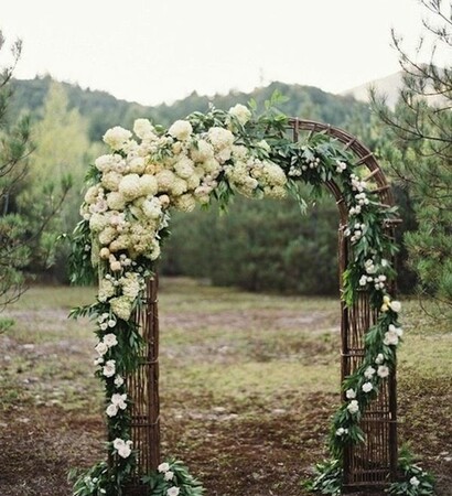 rustic, arch and outdoor