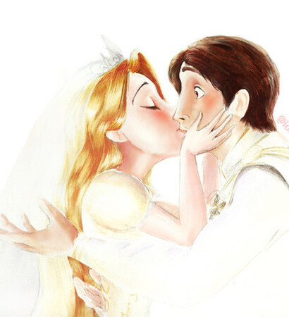 kiss, colorpencil and heart
