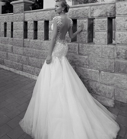 white dress, wedding dress and low back