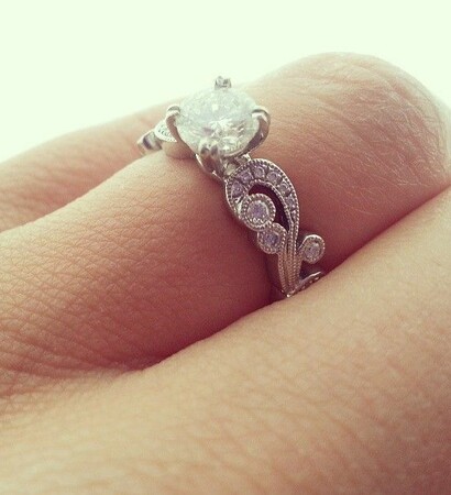 ring, vintage and round